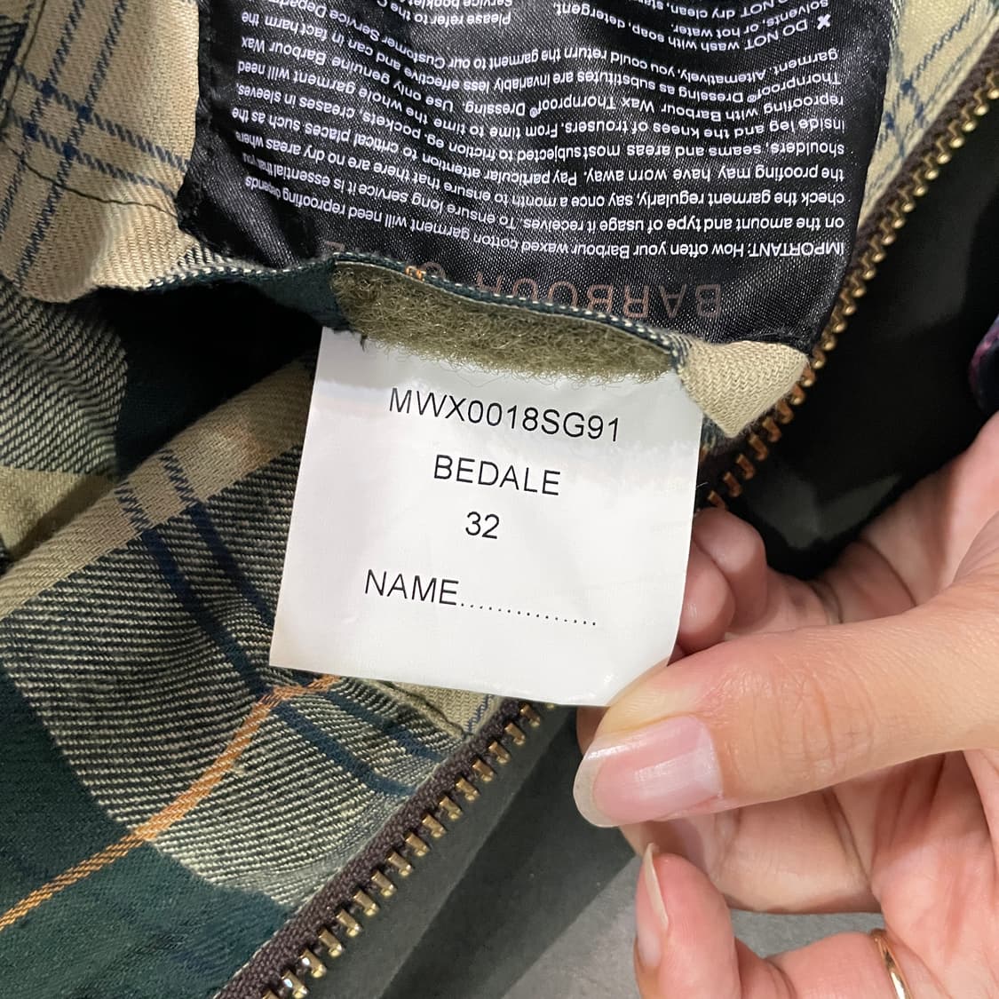 바버 비데일 32 사이즈 상품이미지4