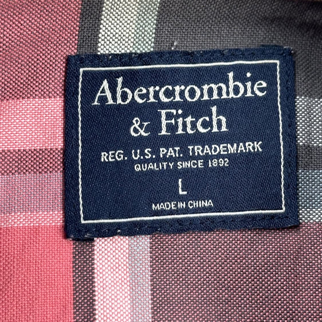 아베크롬비 뉴욕 피치 포켓 체크셔츠 (L) 상품이미지6