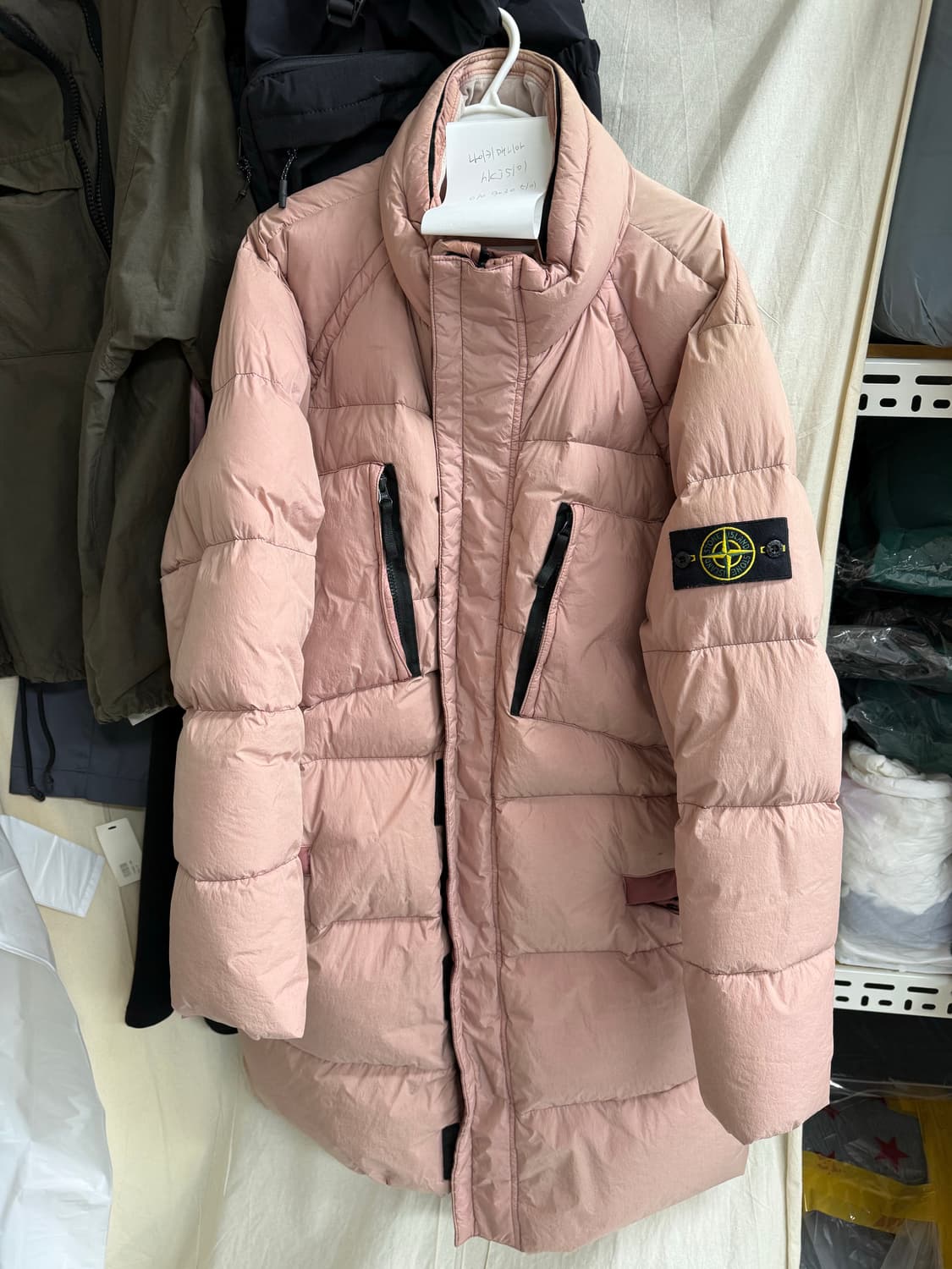 스톤아일랜드 16fw 크링클랩스 롱패딩 (드레이크) 상품이미지3