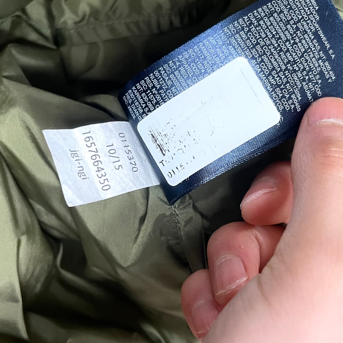 타미힐피거 네이비 퀼팅 자켓 여성S  상품이미지5