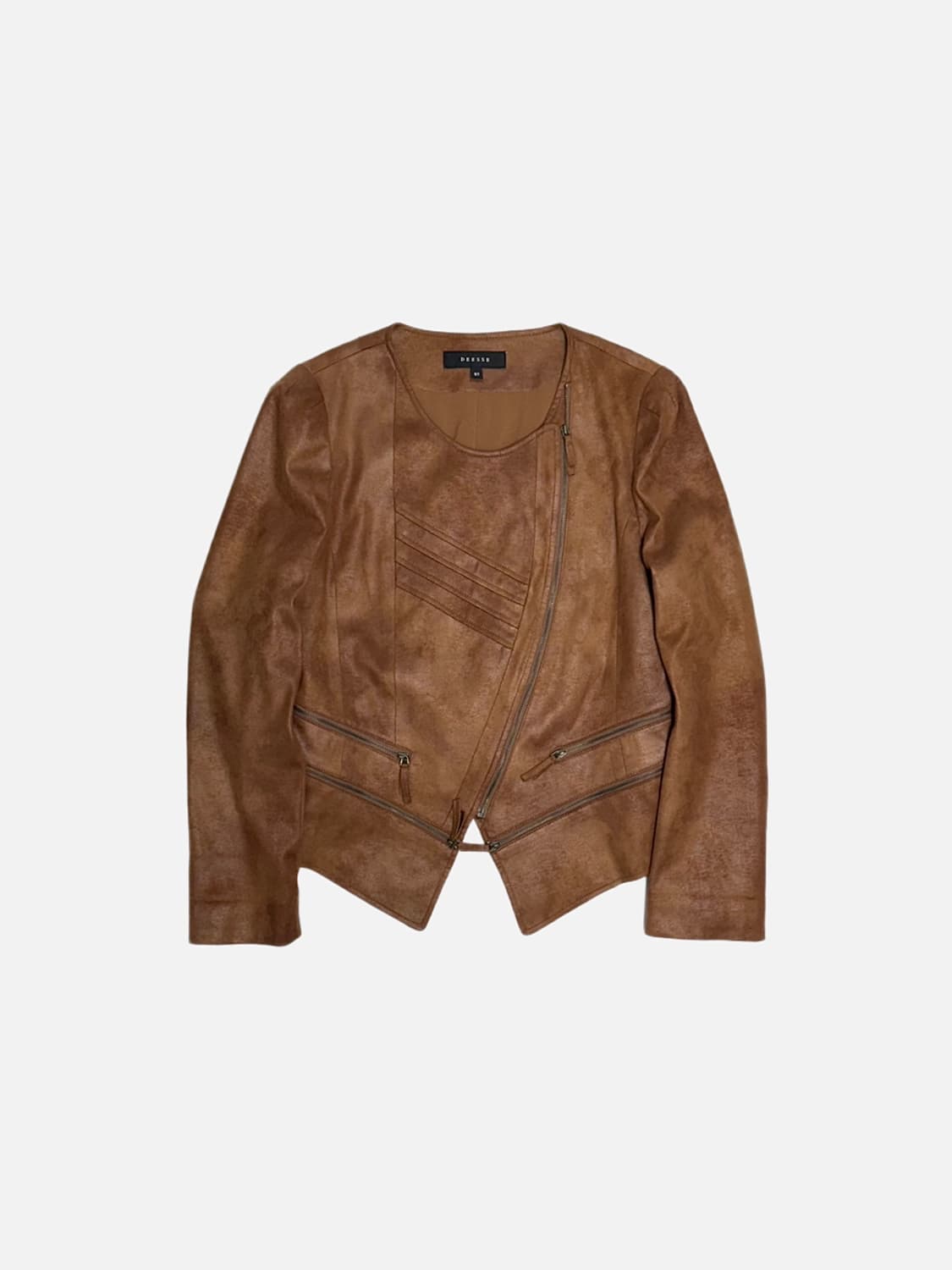 DEESSE 스웨이드 라이더 자켓 상품이미지2