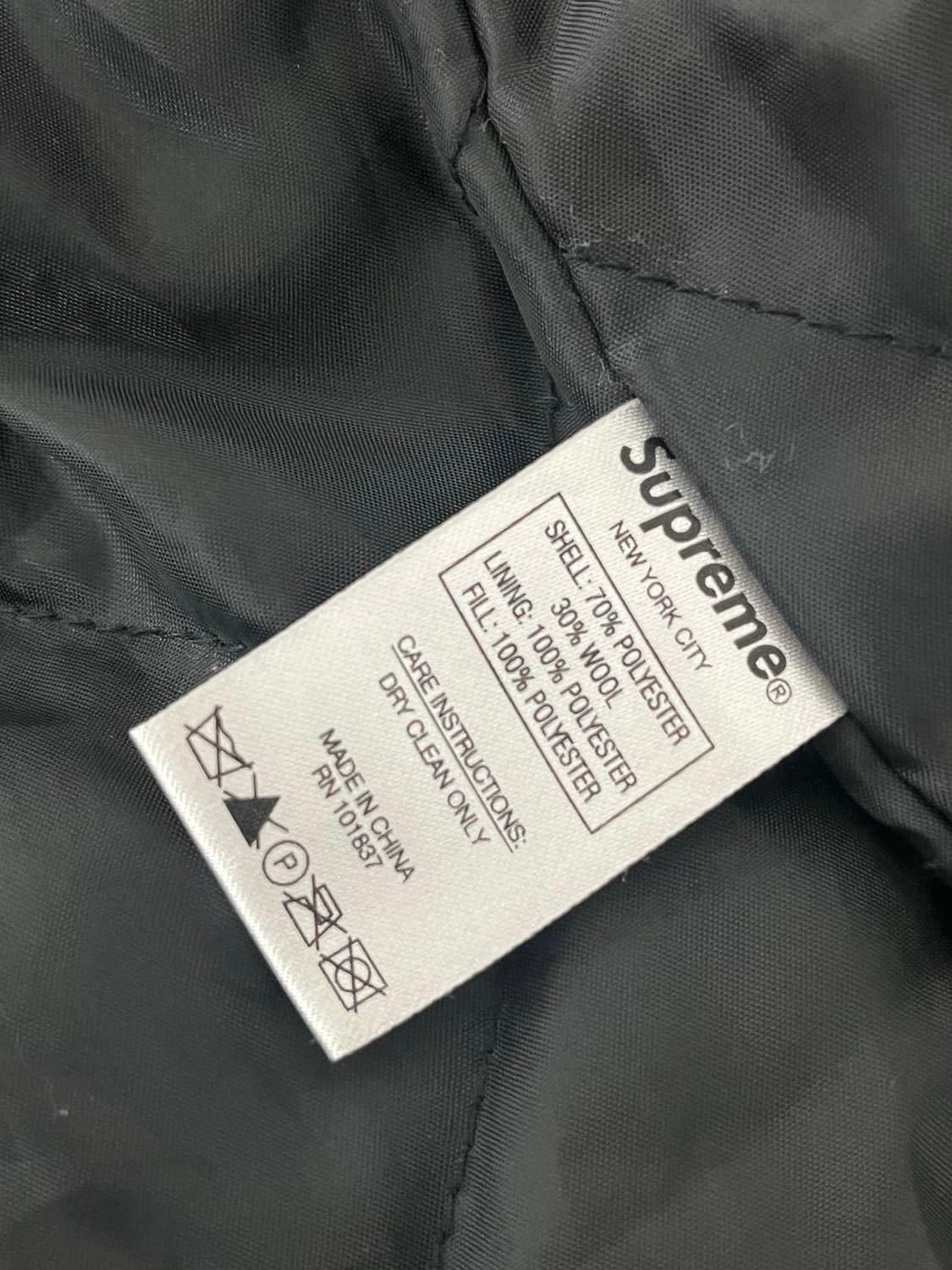 19ss supreme zip car jacket 슈프림 울 자켓 상품이미지3
