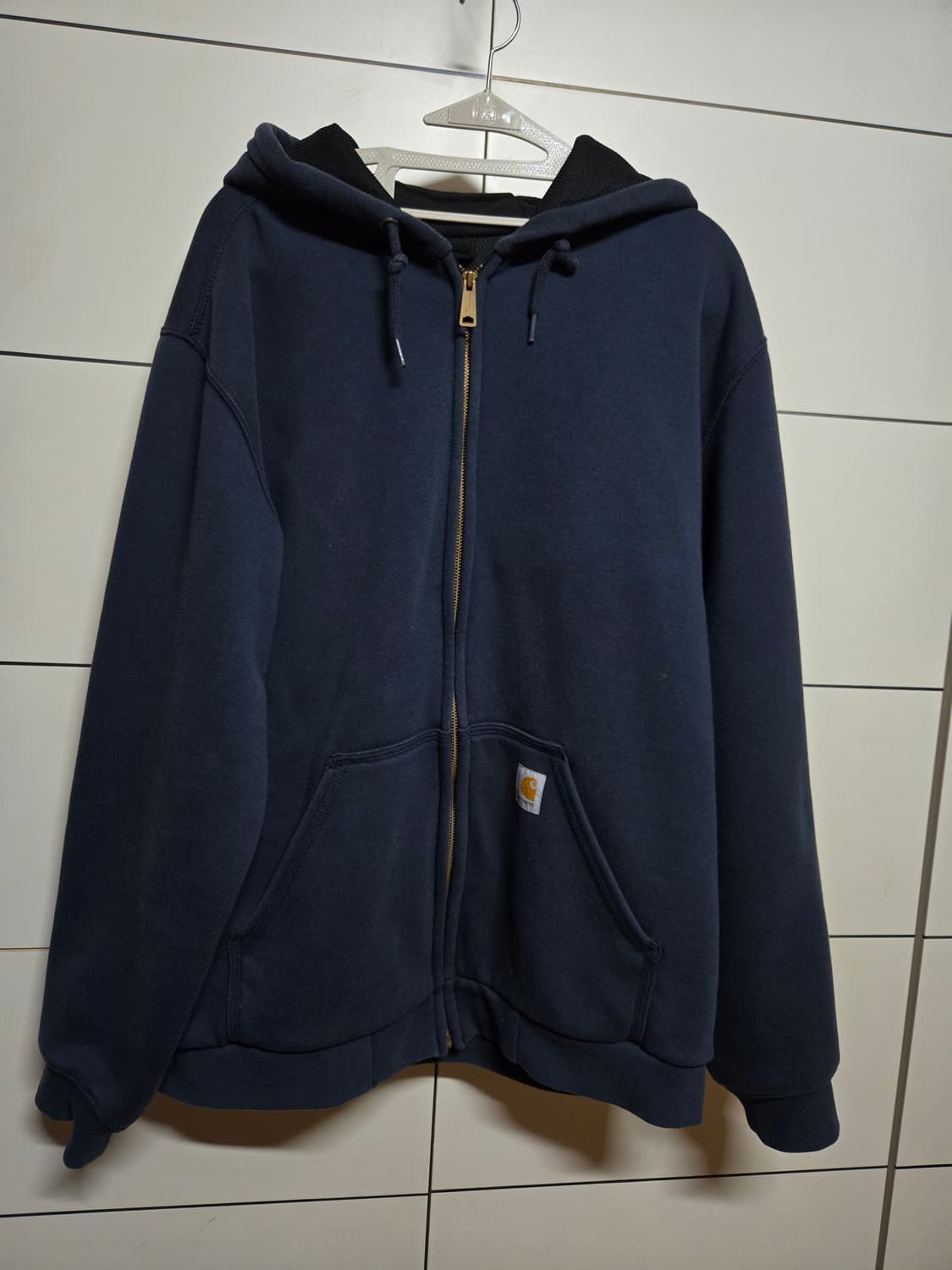 칼하트 네이비 후드집업 상품이미지1