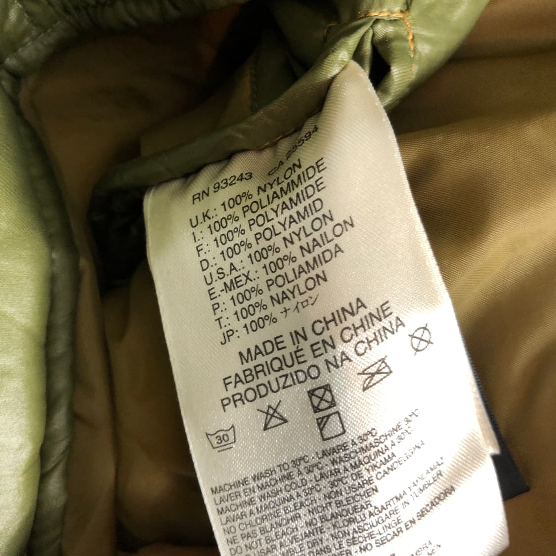 디젤 90s 빈티지 숏패딩 L 상품이미지10