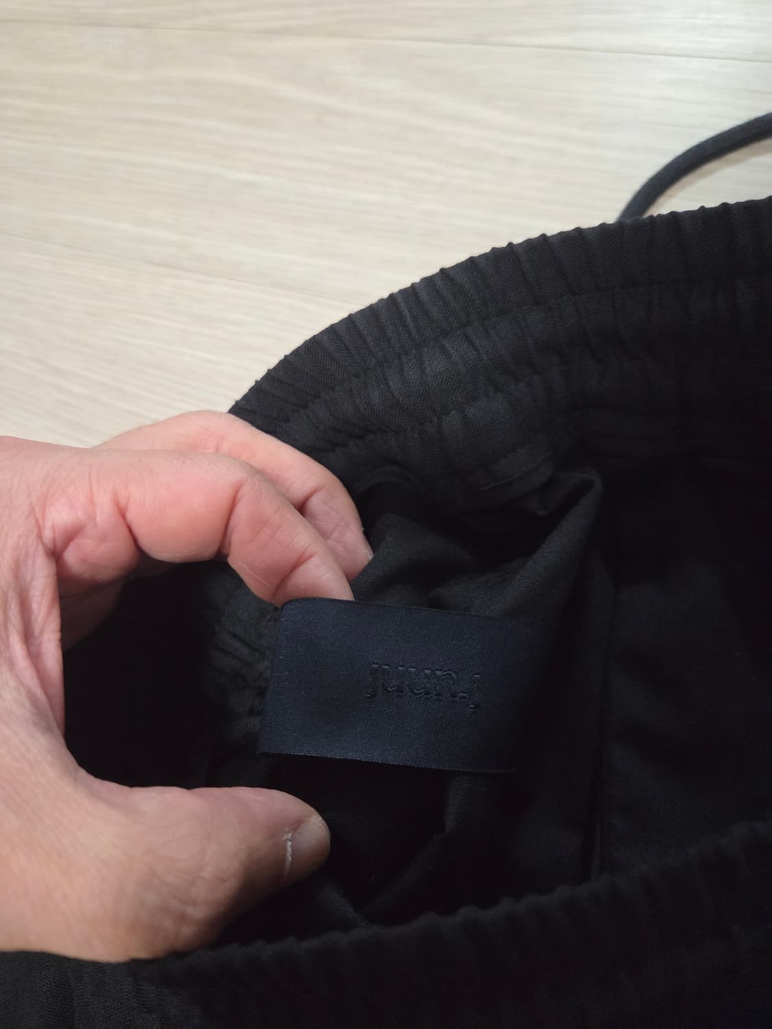 준지 카고조거 슬랙스 블랙 (44) 상품이미지4