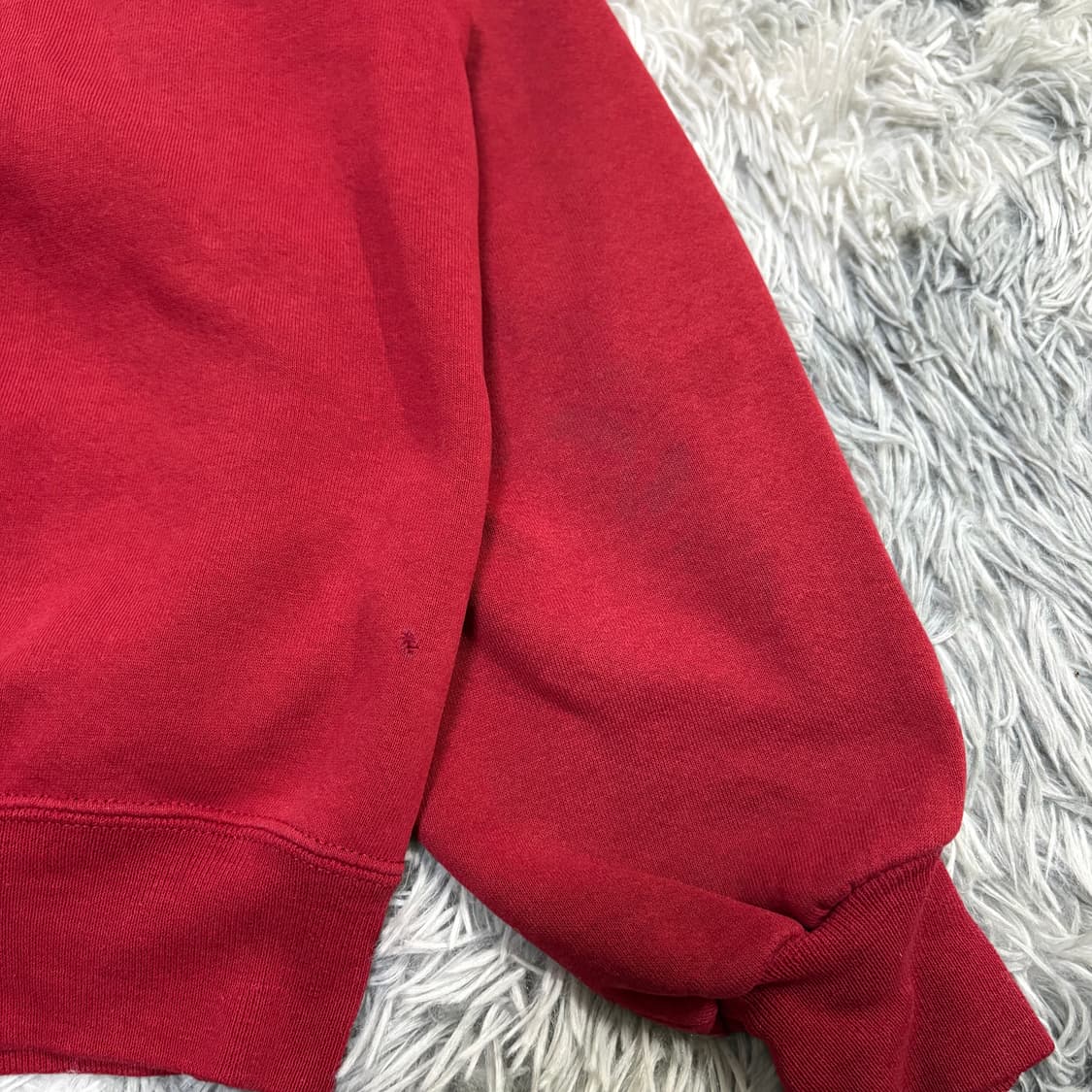 90s USA Russell Zip Hoodie Red 러셀 후드집업 상품이미지6