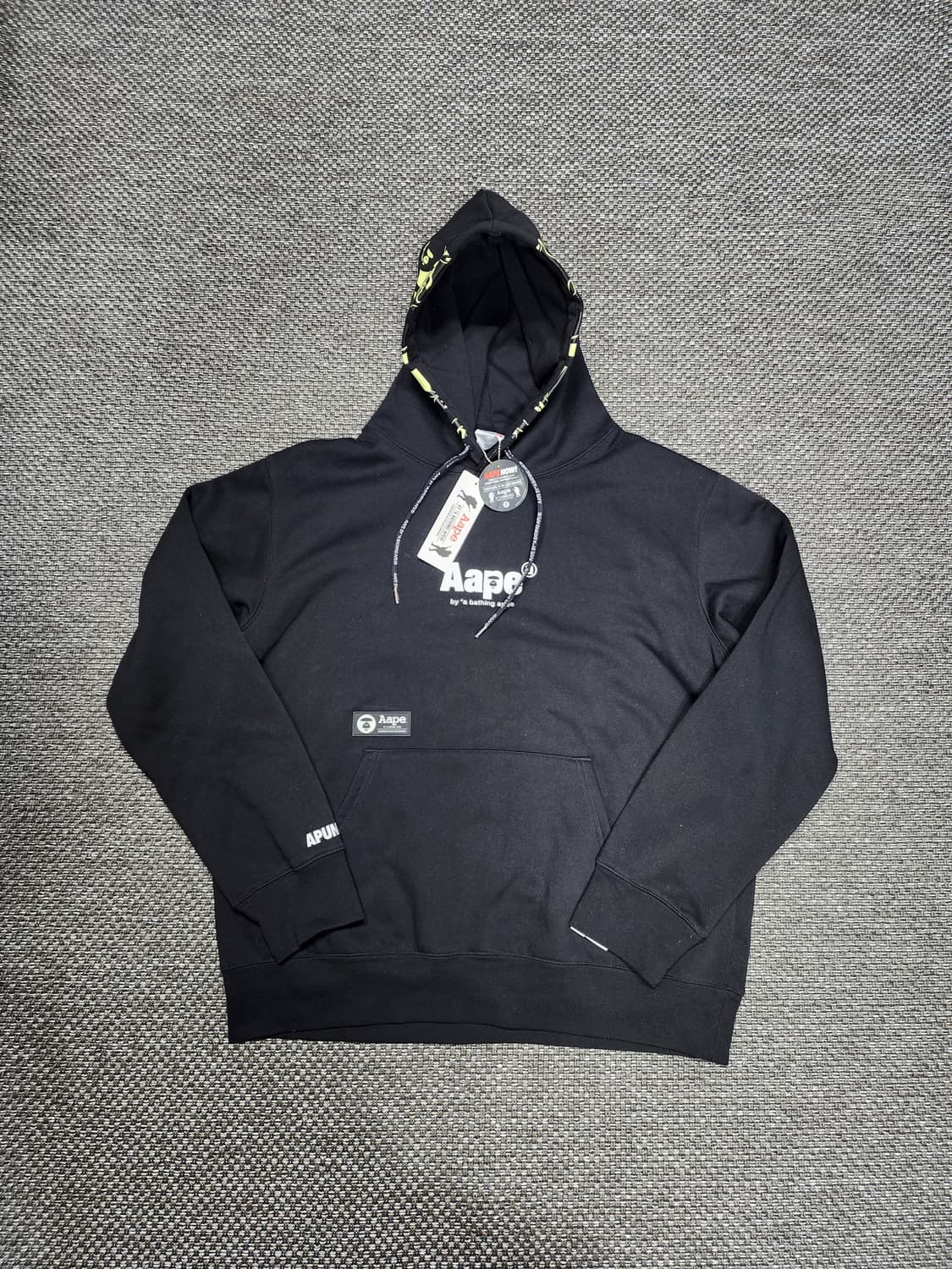 Aape 베이프 에이프라인 카모후드 새상품 상품이미지7