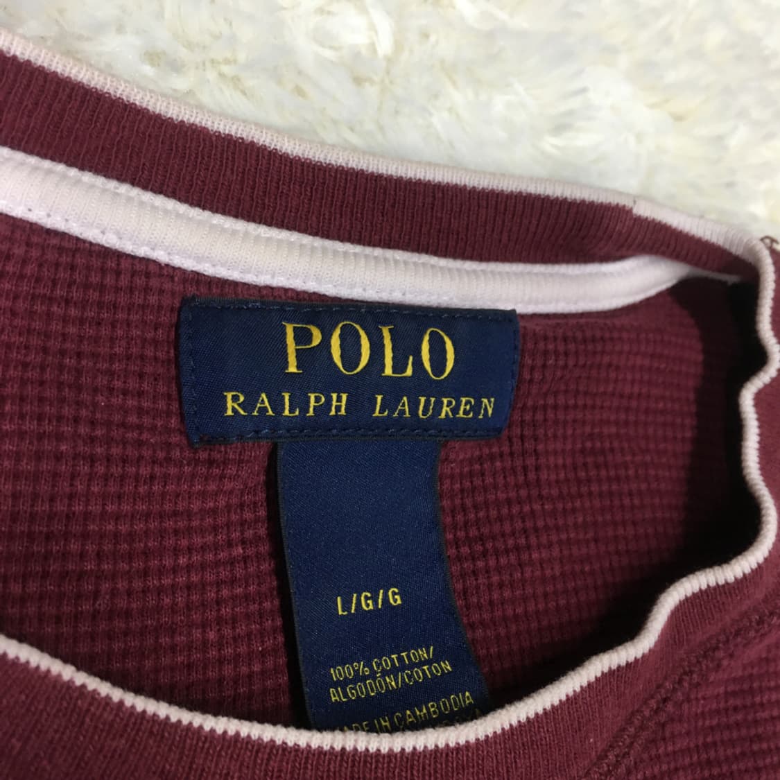 폴로 와플 롱슬리브 BB12 상품이미지2