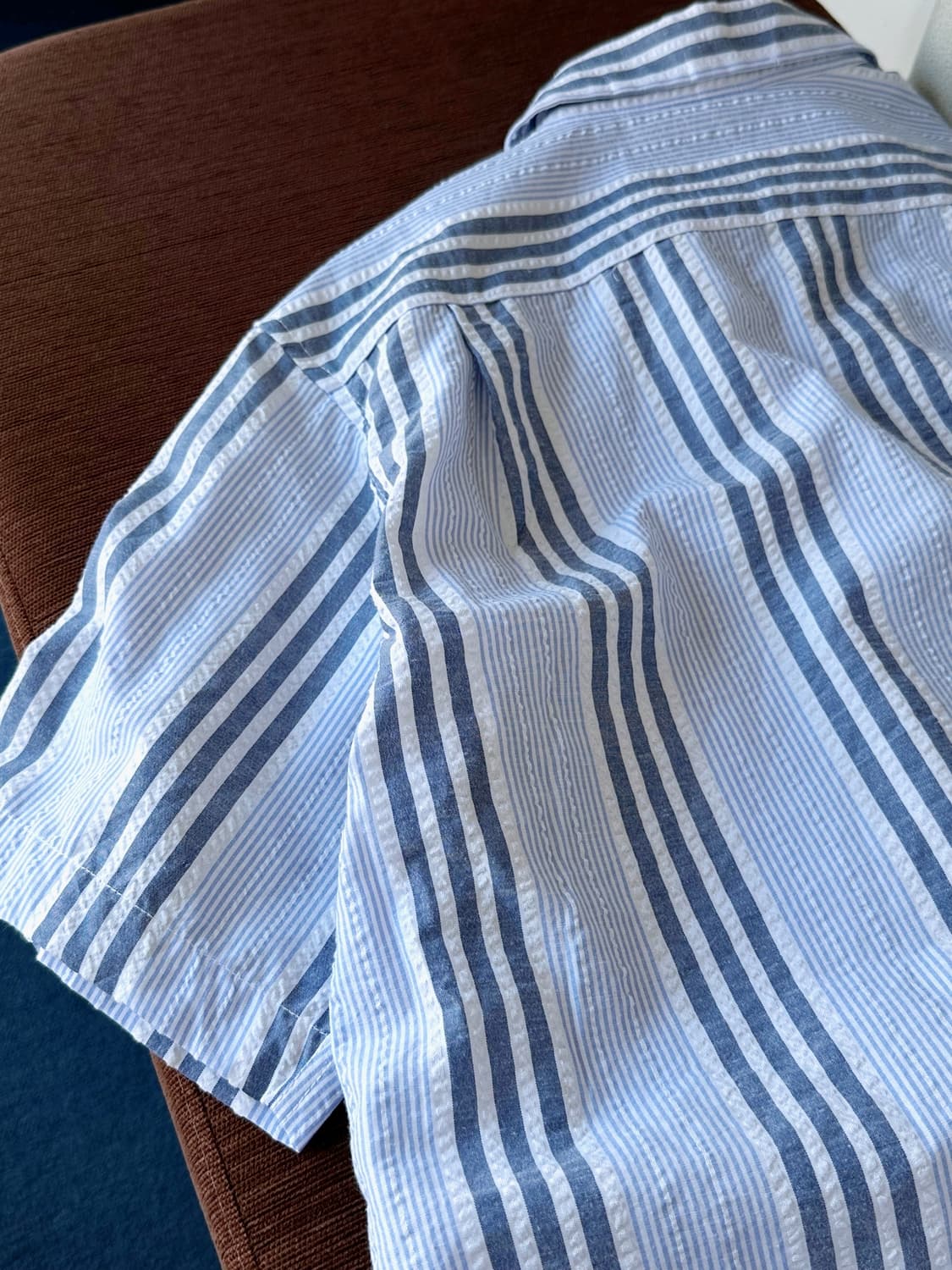 Natural sucker fabric H/S shirt 상품이미지6