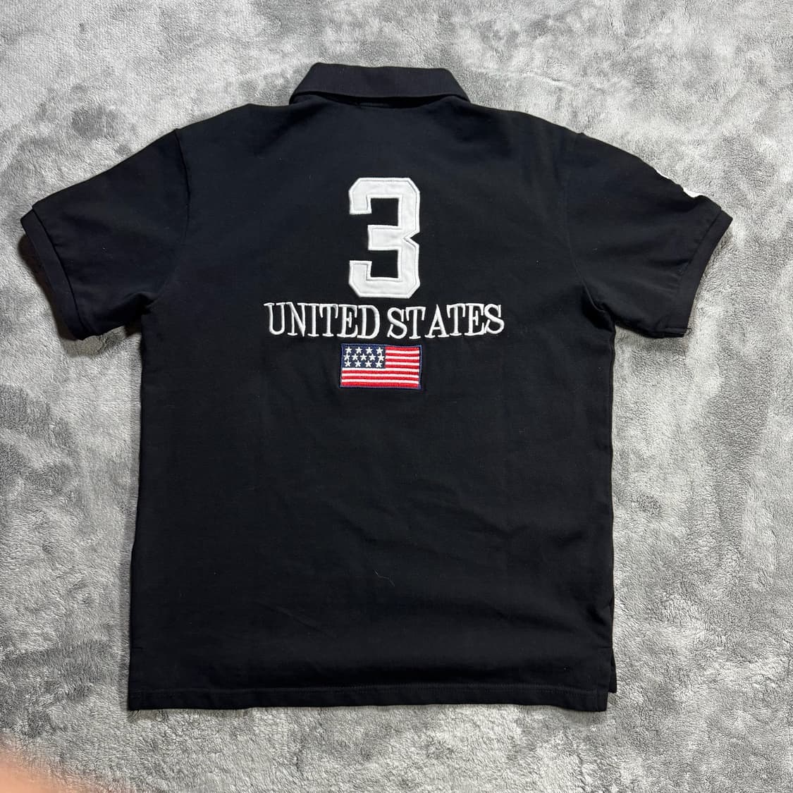 폴로랄프로렌 빅포니 미국 USA 블랙 카라티 반팔 상품이미지3