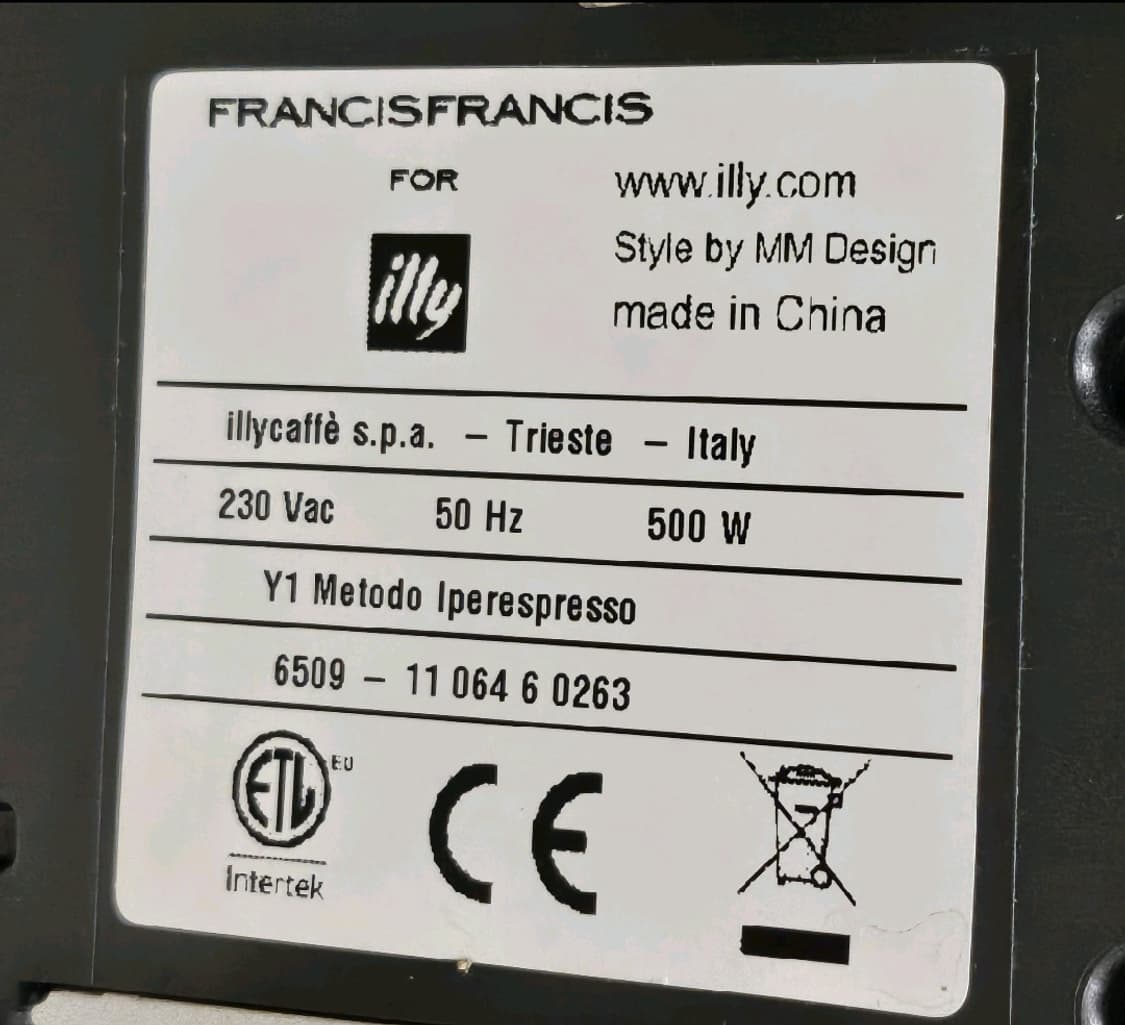(정가 60만원대) 일리 illy 프란시스프란시스 Y1 캡슐감성커피머신 상품이미지9