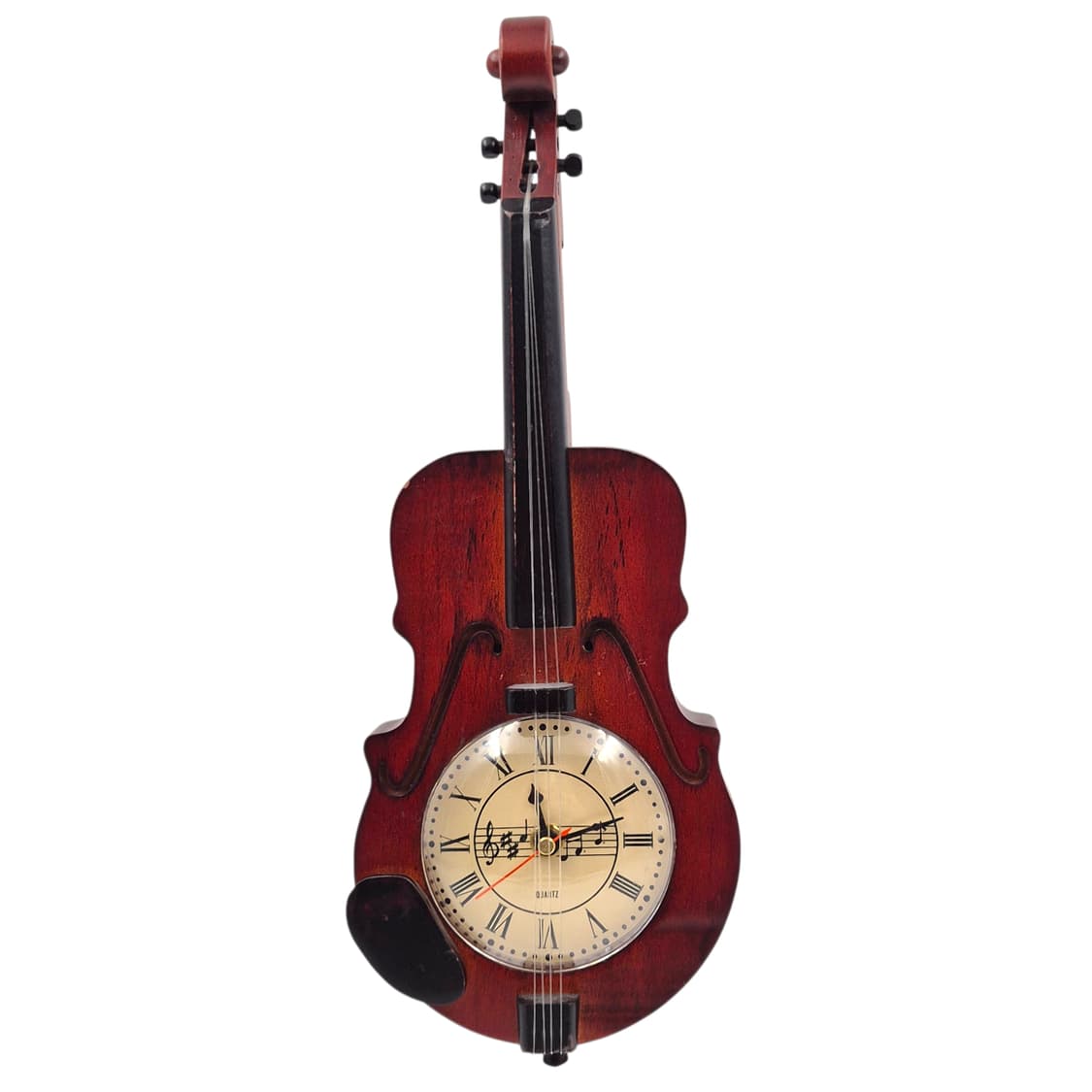 80s 토치키토케이 우드 바이올린 시계 상품이미지5
