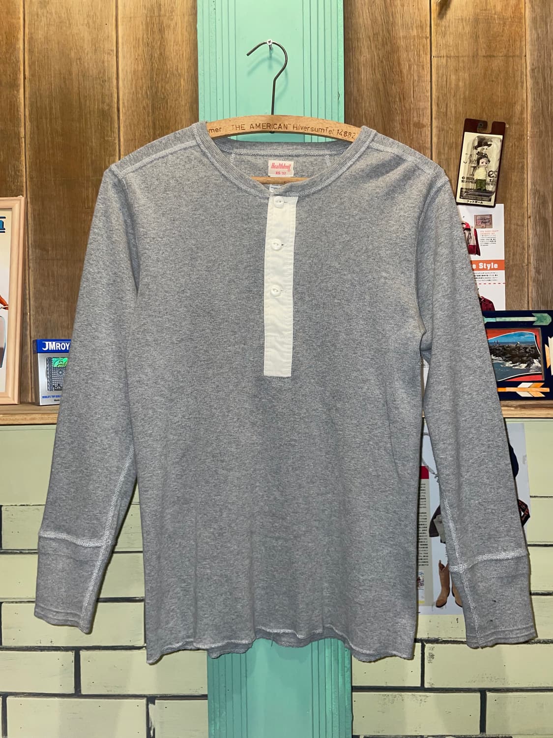 Vintage Healthknit Henley Long Sleeve  상품이미지1