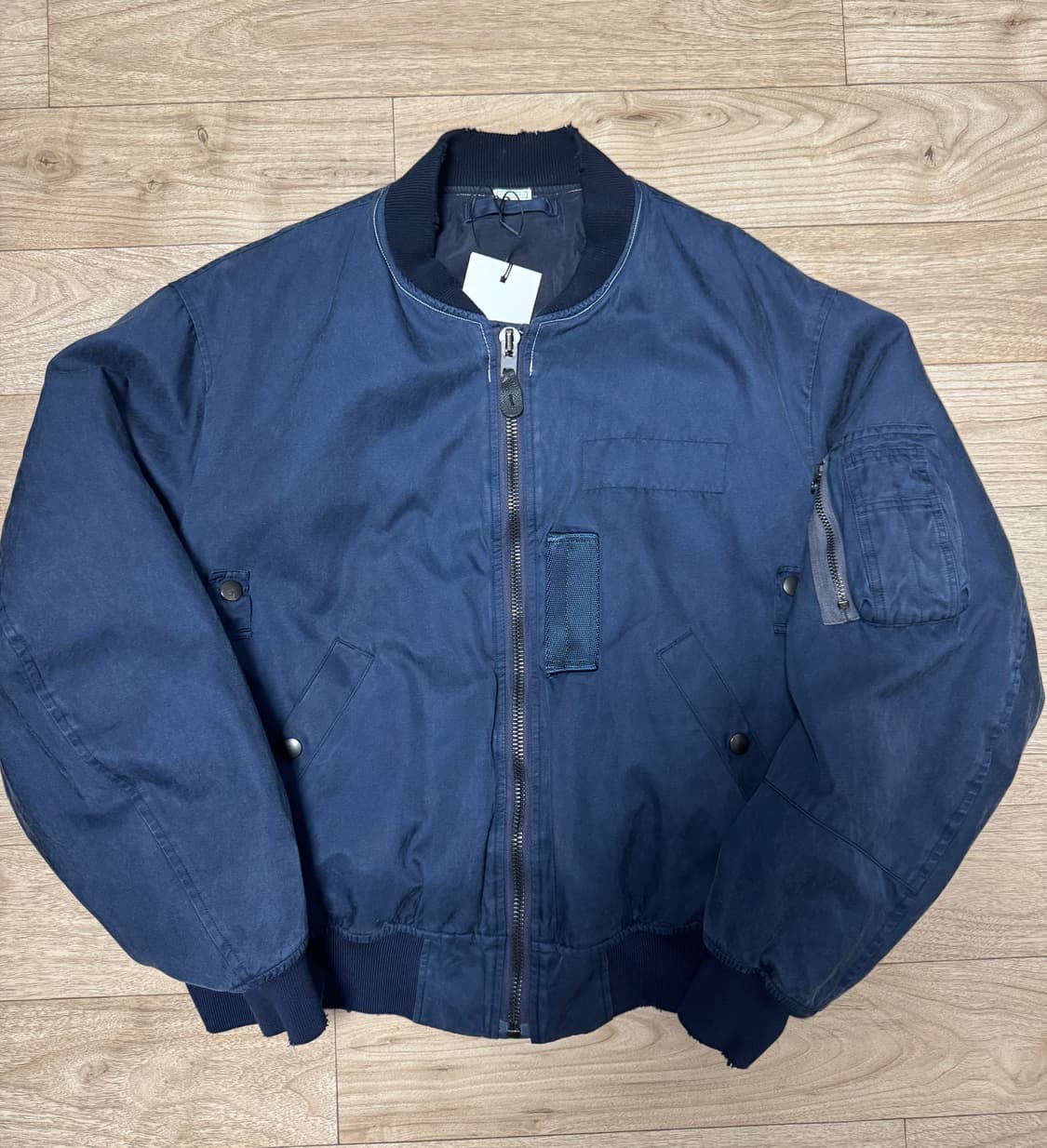 25AW 아프레쎄 빈티지 실크 플라이트 자켓 2 상품이미지1