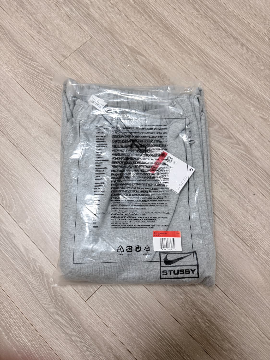 [L] 나이키 스투시 nrg 스웻팬츠 그레이 상품이미지2