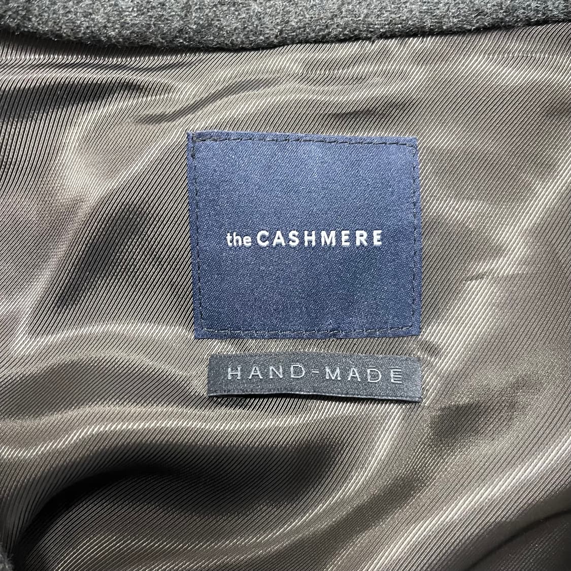 더캐시미어 양모 + 캐시미어 핸드메이드 후드 코트 상품이미지5