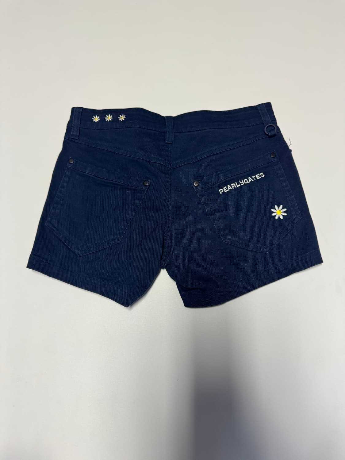 정품!! 여성 파리게이츠 골프 데이지 숏 반바지 네이비 0 상품이미지2