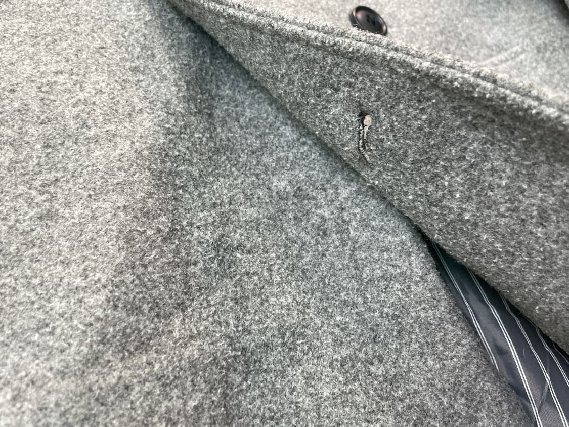 빈티지 더블 브레스티드 그레이 피코트  J03686 상품이미지2