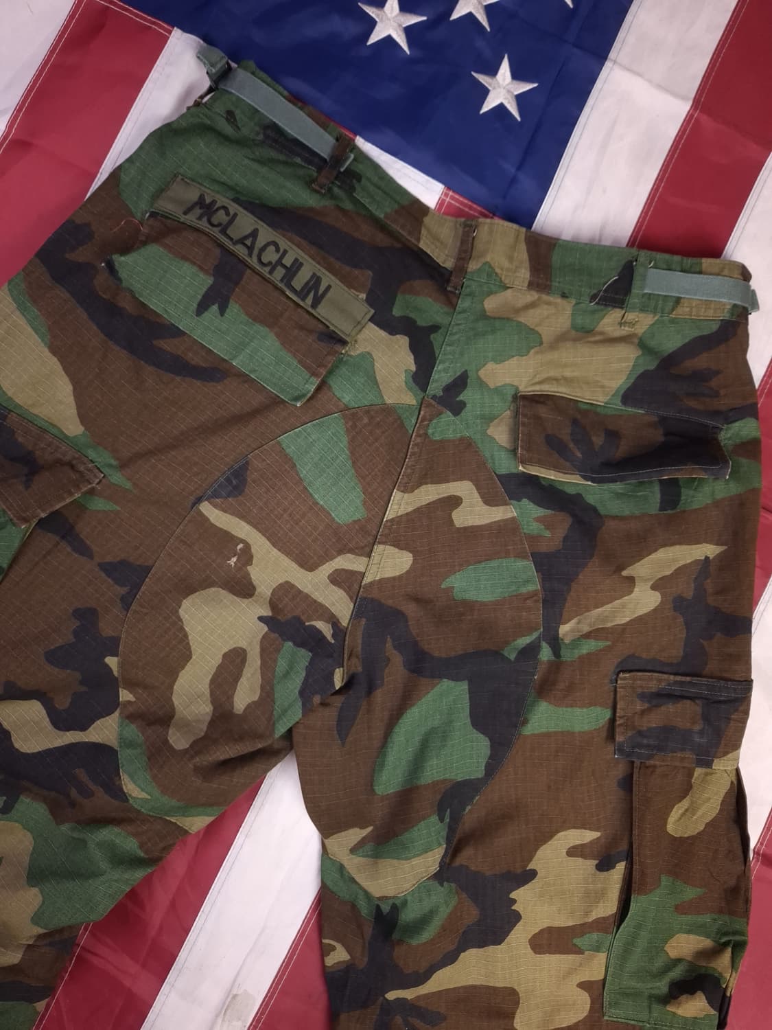오리지날 90's 미군 우드랜드 립스탑 BDU 팬츠 상품이미지6
