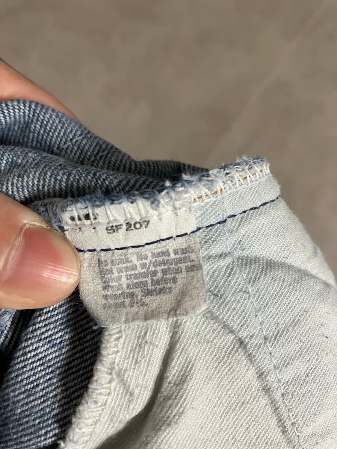 80s 리바이스 517 오렌지탭 부츠컷 데님팬츠 상품이미지3