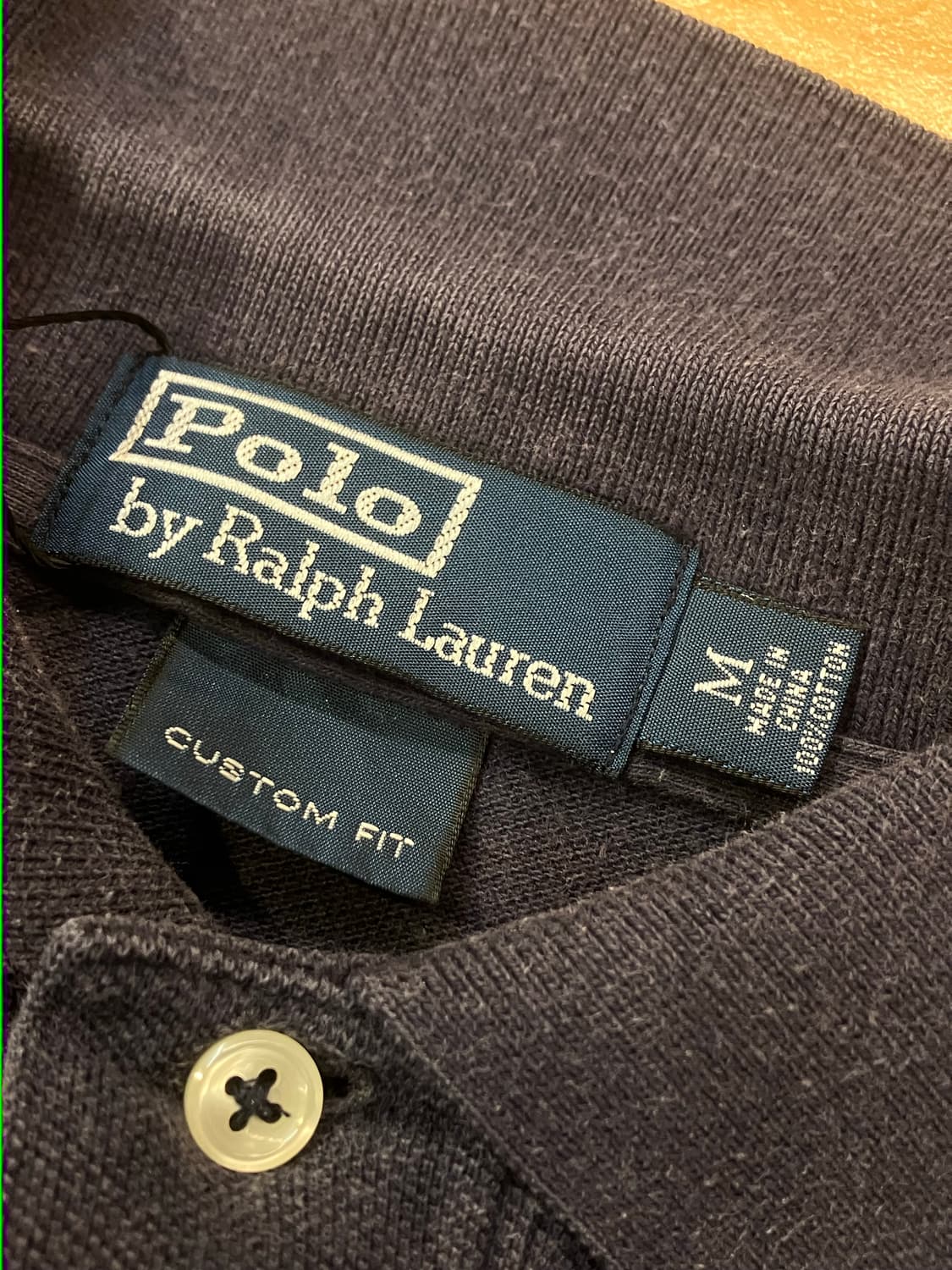 폴로 랄프로렌 카라 반팔 티셔츠 네이비 M  #csz2121  상품이미지4