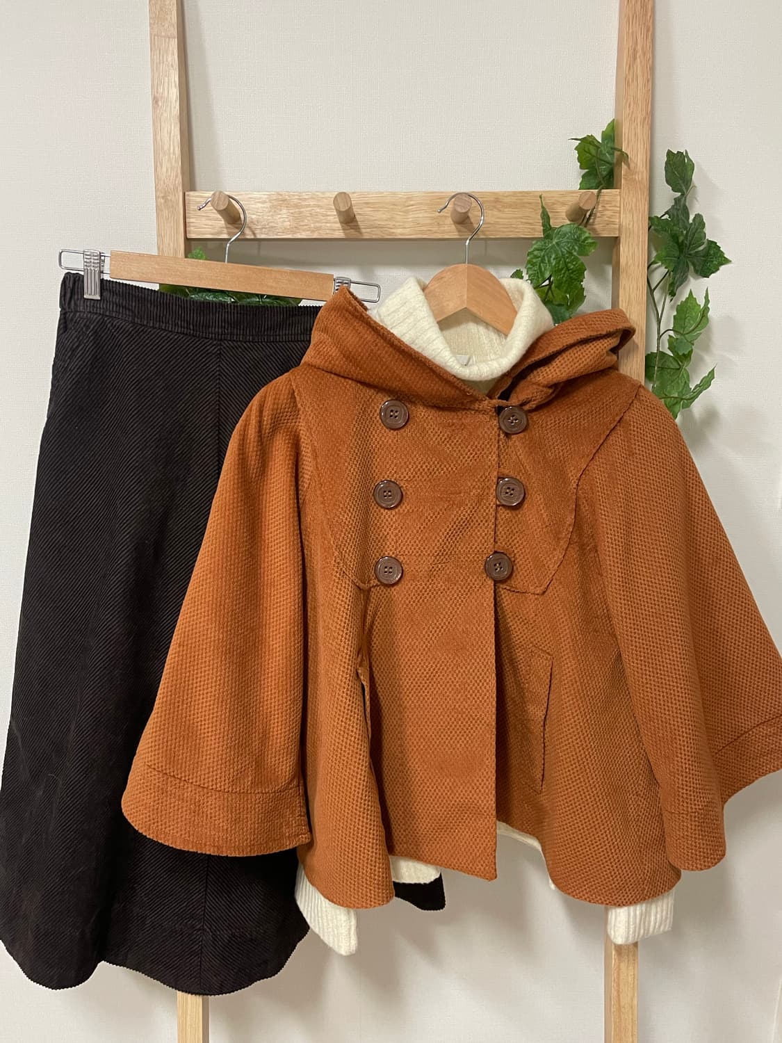 Caramel Forest Cape Set (3-Piece set) 상품이미지1