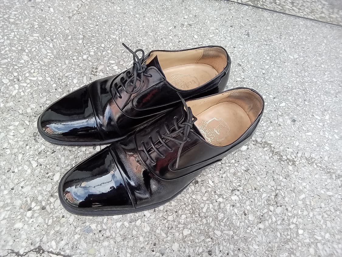 헤리티지 리갈 스트레이트 팁,다크블랙 정장 구두 상품이미지1