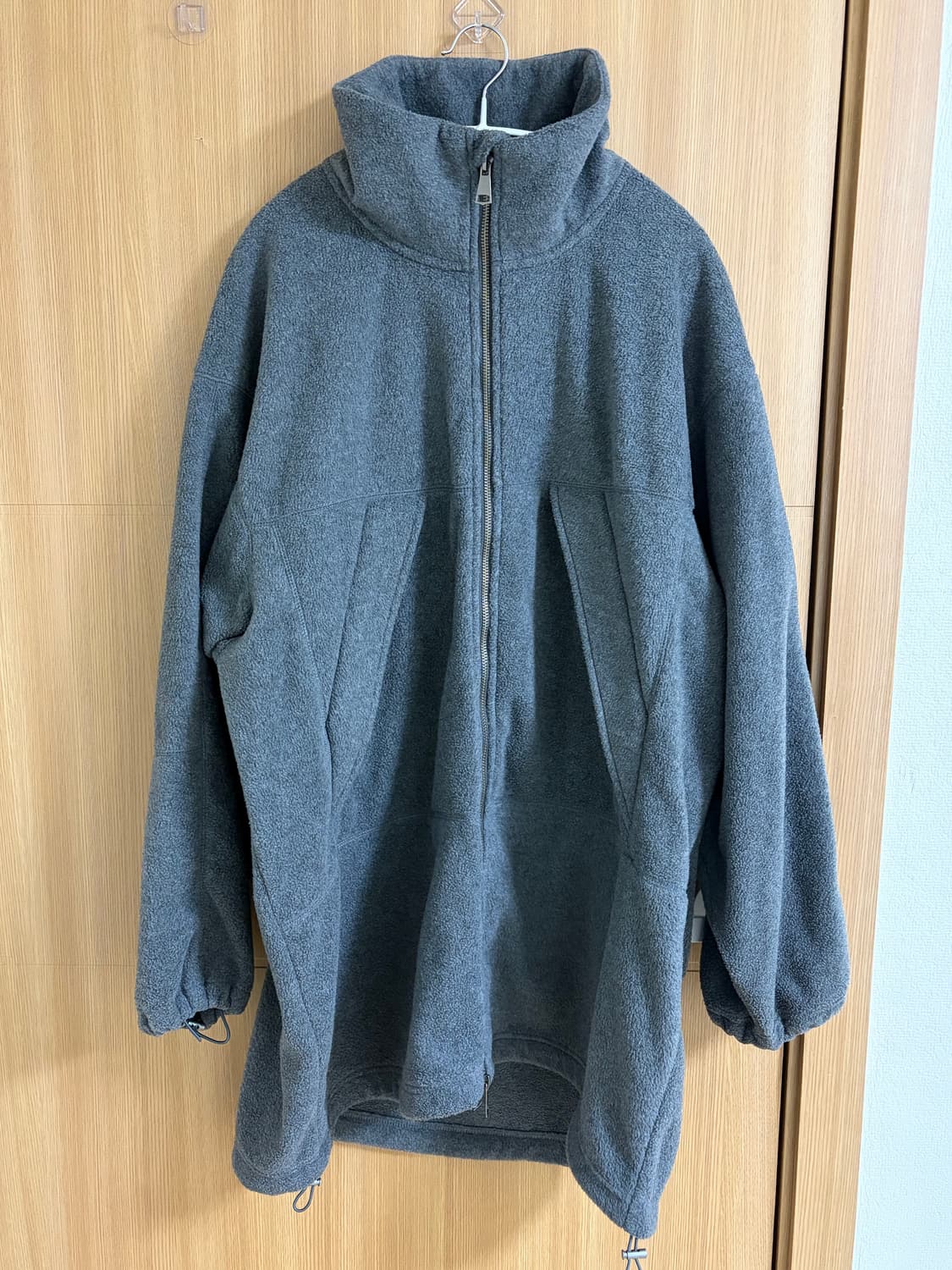 플리즈프로젝트 플리스 셋업 차콜 상품이미지2