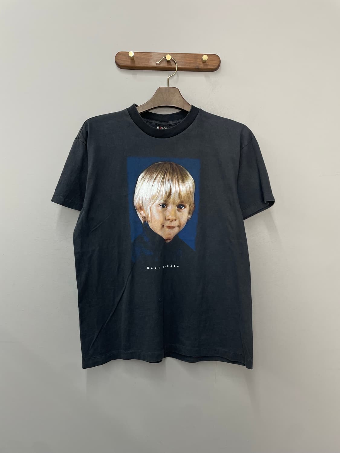 빈티지 너바나 밴드 커트 코베인 프린팅 반팔 H2400 상품이미지2