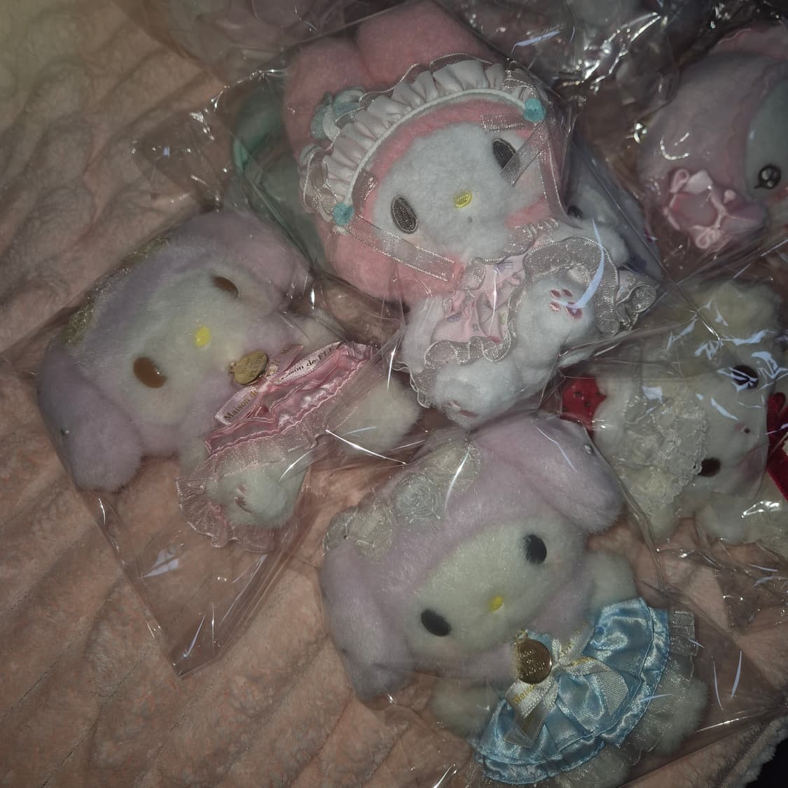 마이멜로디 산리오 마멜 희귀 마이멜로디 메종드플뢰르 머랭파티 시로이치고 상품이미지2