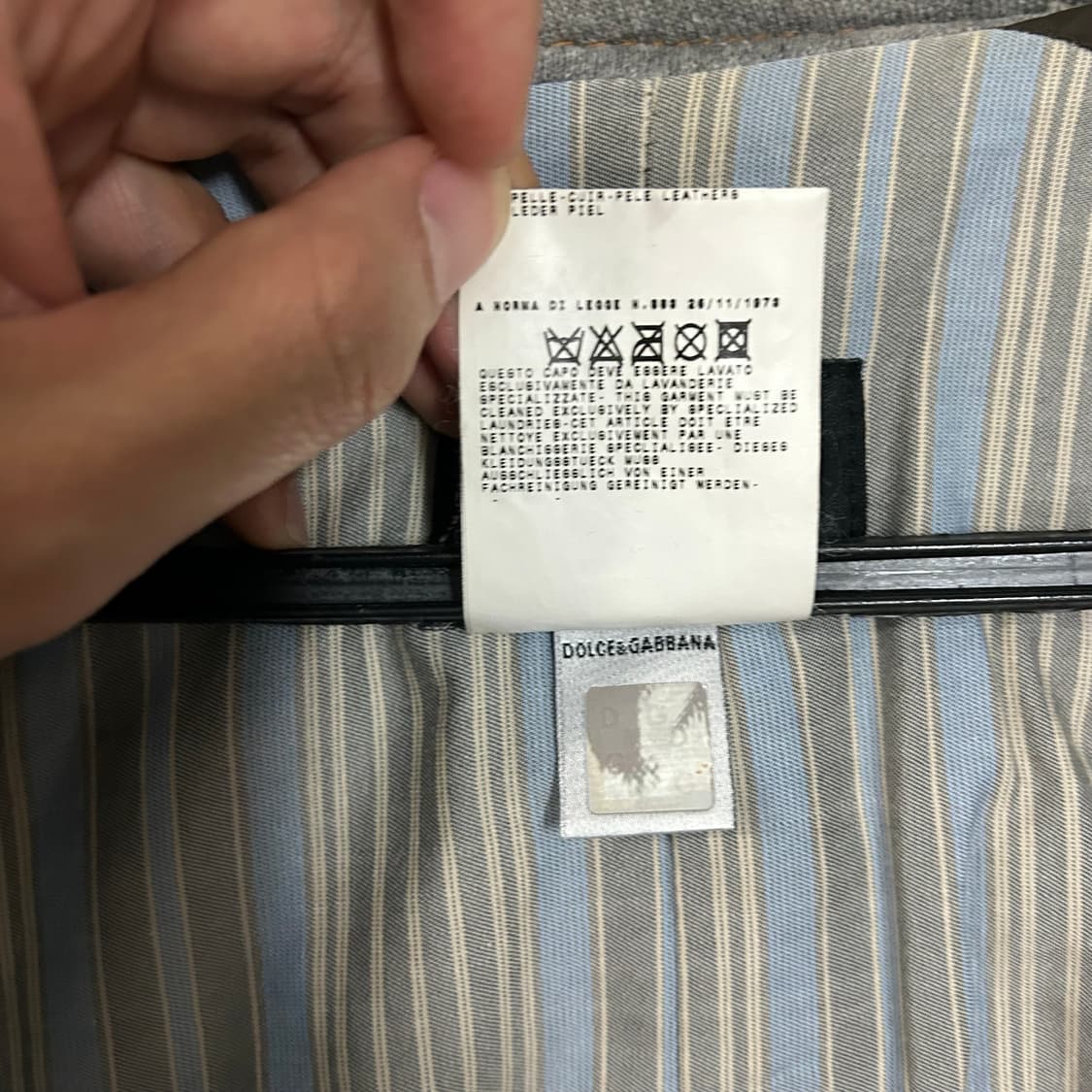 (40) 돌체앤가바나 그레이 포켓 봄버 자켓 상품이미지10