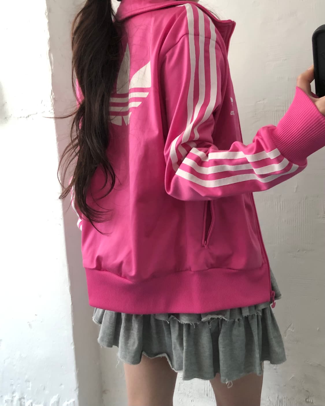 Adidas 아디다스 핫핑크 컬러 파이어버드 트랙탑 상품이미지9