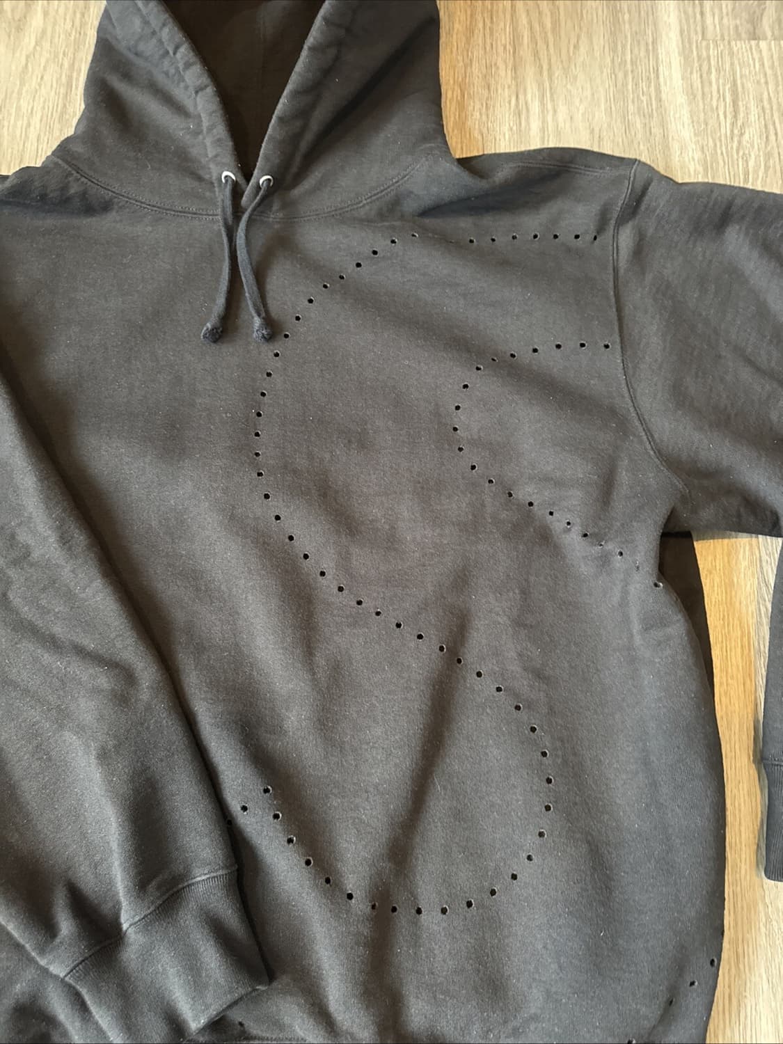 21SS 슈프림 레이저 컷 S 로고 후드티 상품이미지2