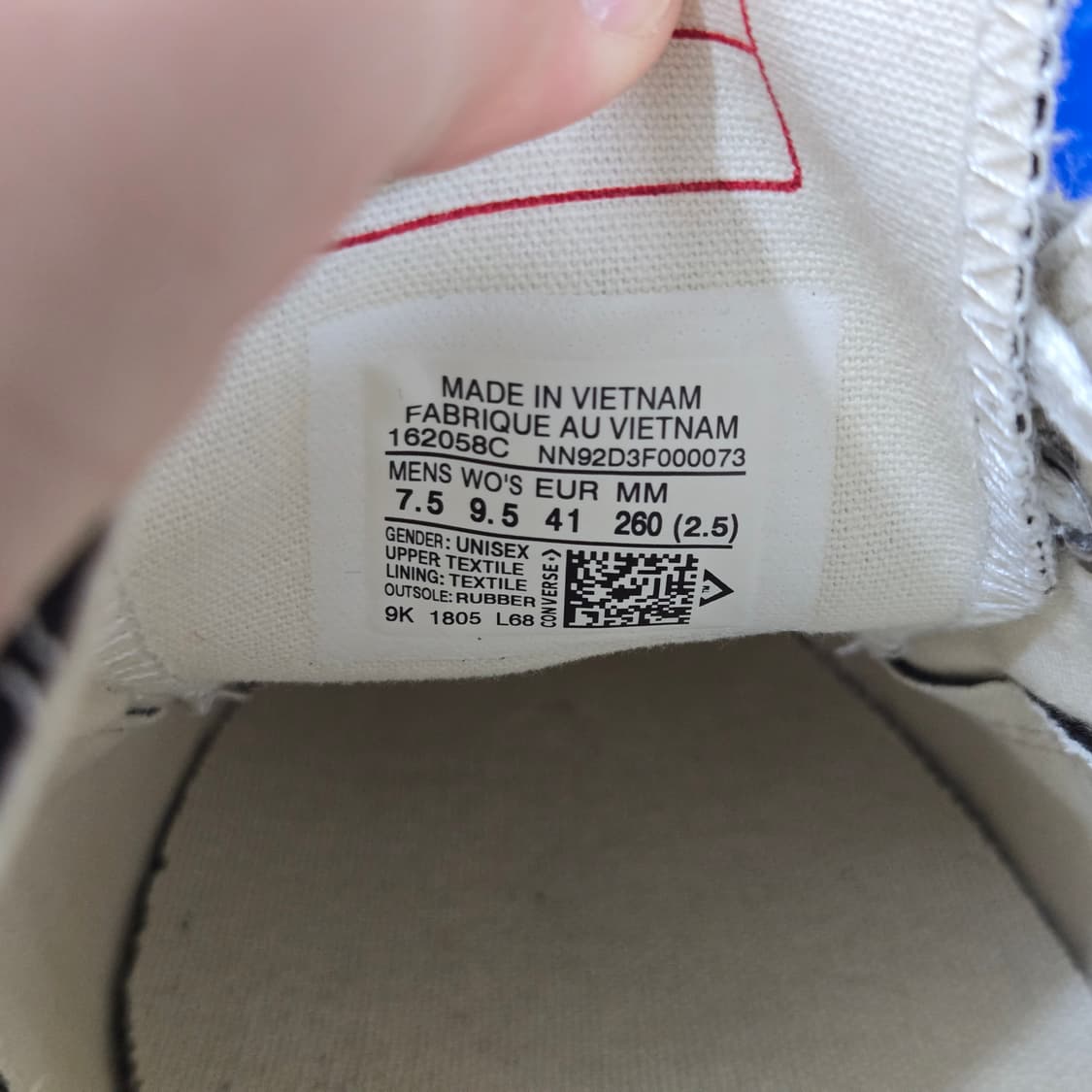 260 컨버스 척70 CDG 커스텀  상품이미지10