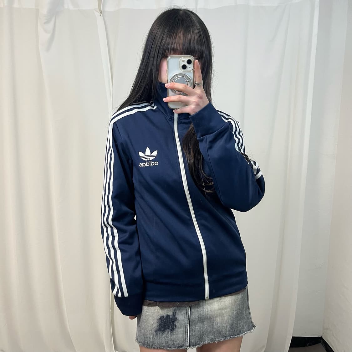 Adidas Navy Europa Track Jacket 상품이미지1