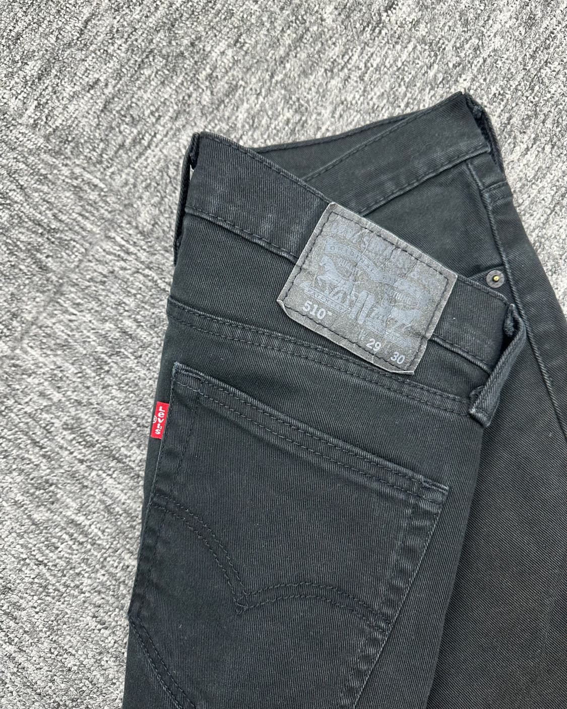 (허단39.5)리바이스 510 블랙-M1686 상품이미지5