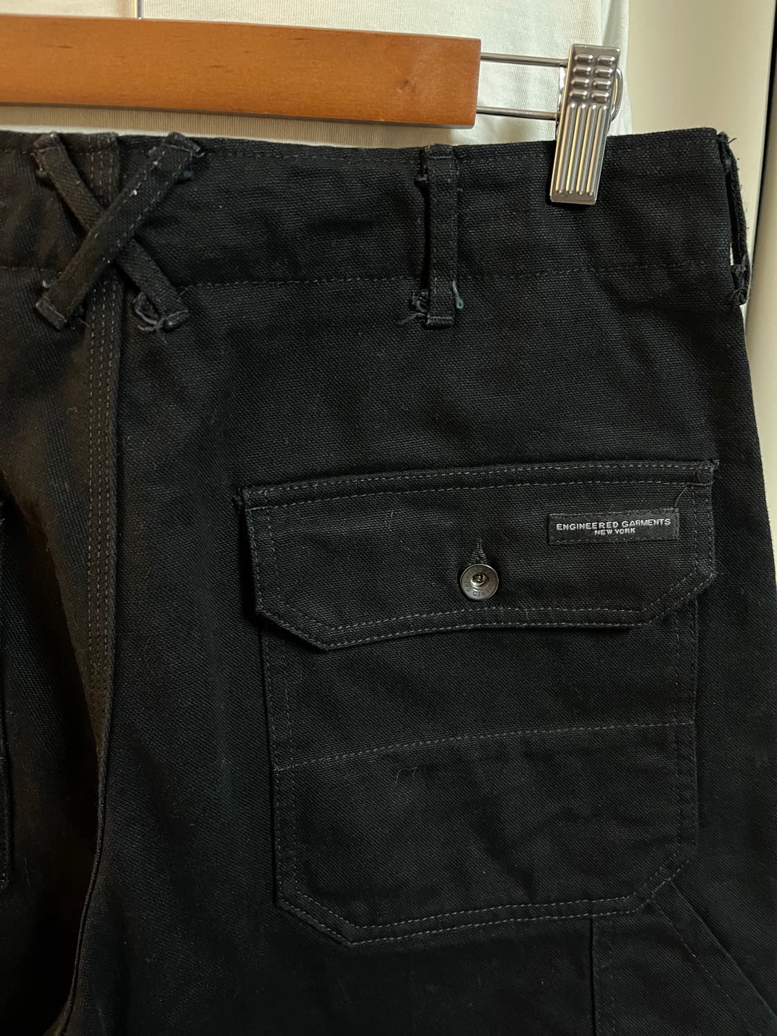 ENGINEERED GARMENTS 카팬터 팬츠 32 블랙 상품이미지4