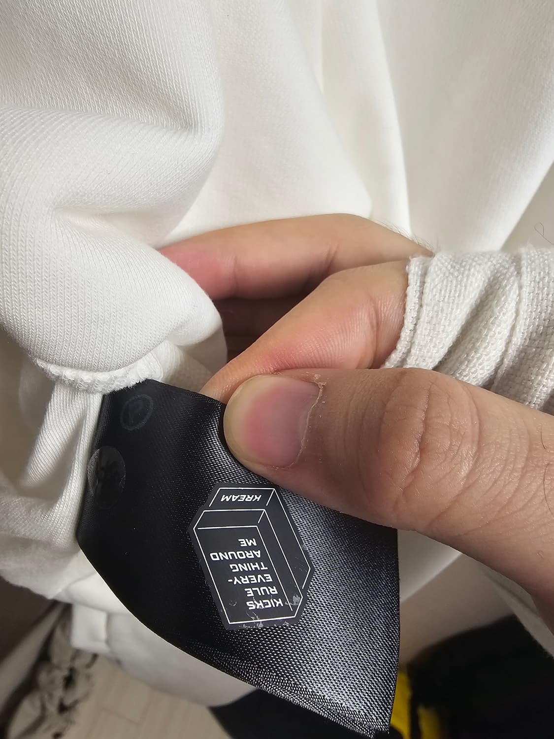 [L] 이지 갭 발렌시아가 도브 후드 화이트 상품이미지5