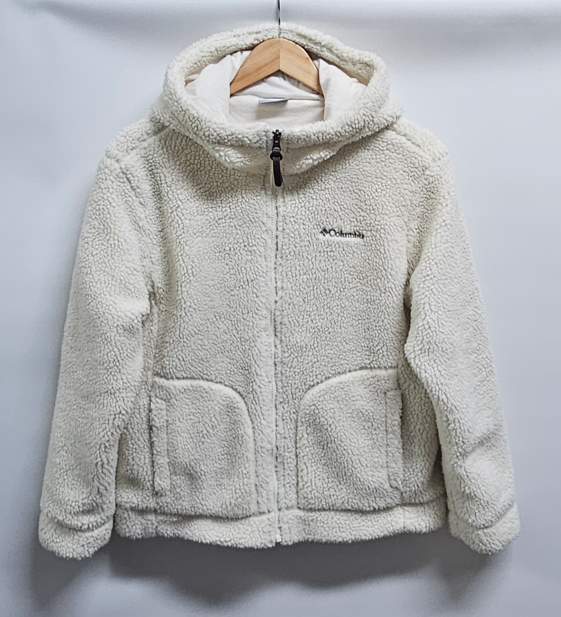 컬럼비아 뽀글이 후드 후리스 S 상품이미지1