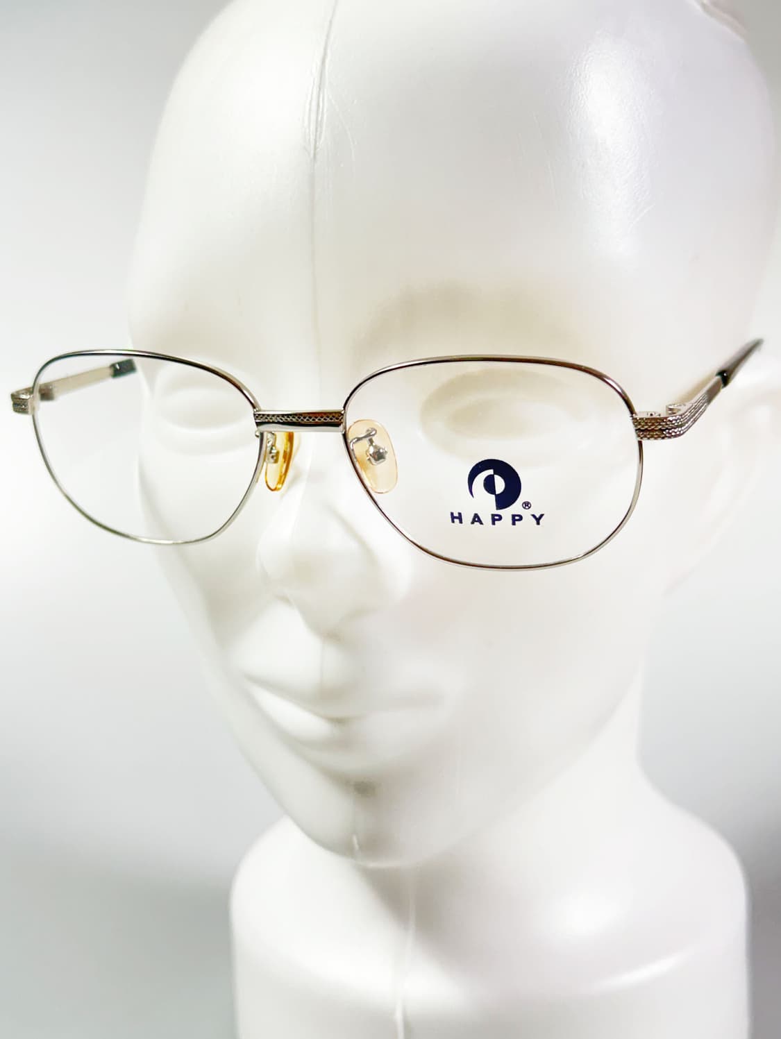 90s HAPPY 실버 메탈 슬림 스퀘어 빈티지 안경 상품이미지8