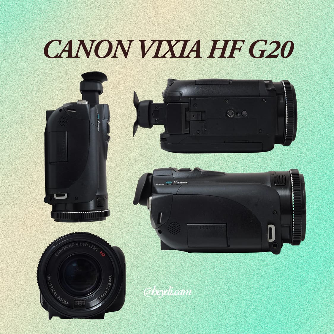 캐논 빅시아 CANON VIXIA HF R20 매트블랙 상품이미지3