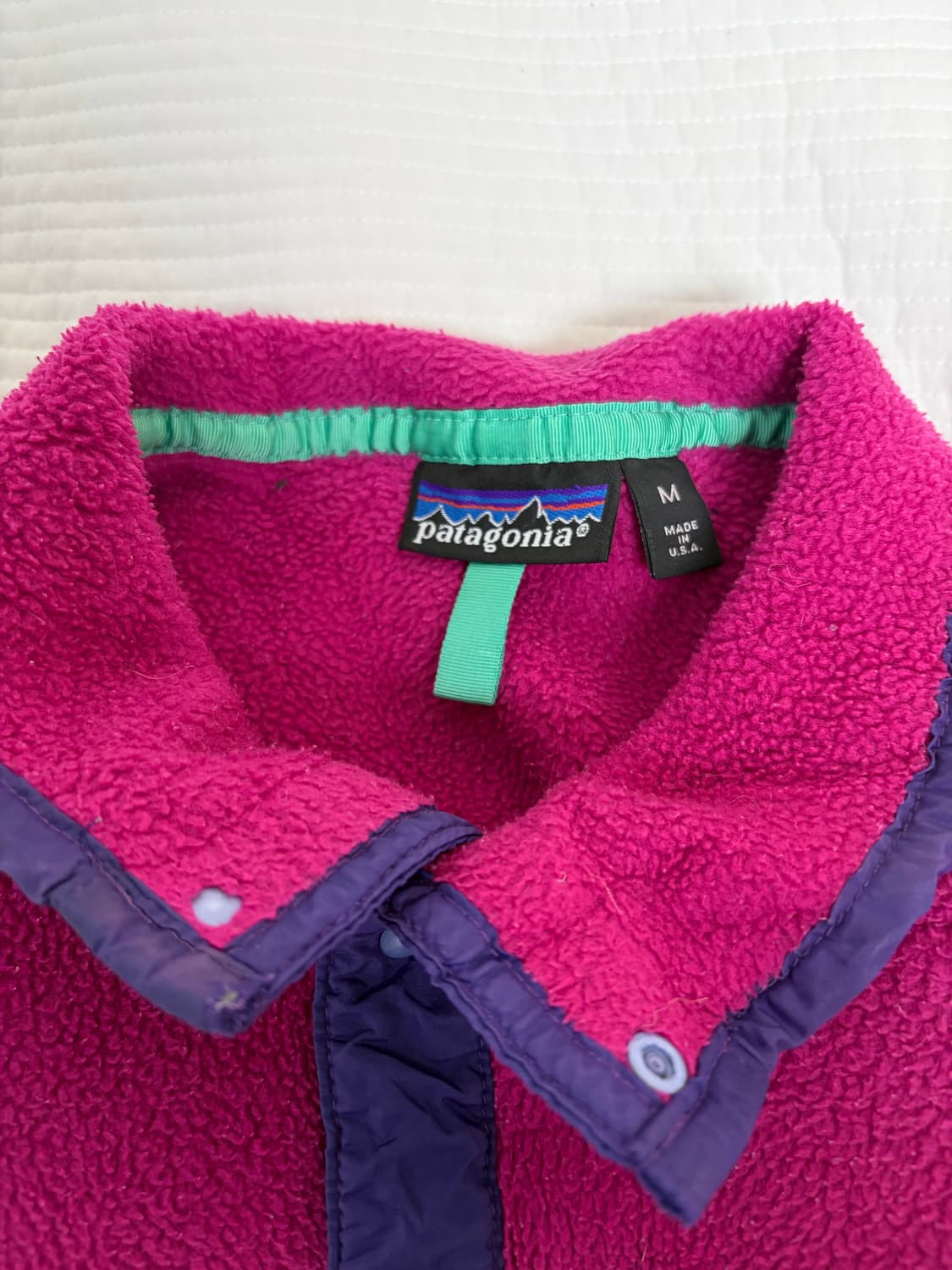 파타고니아 90s usa 신칠라 핑크 m 상품이미지2