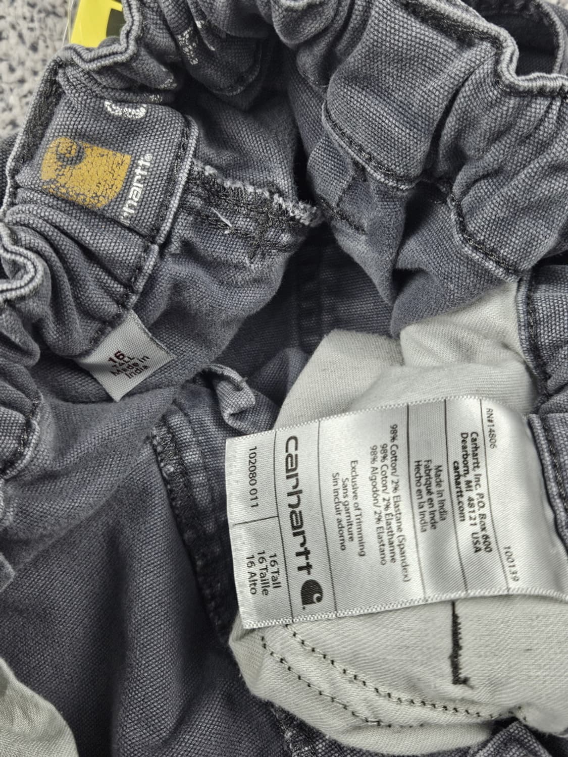 칼하트 리페어 밴딩 커스텀 카펜터 팬츠 (38X32 추정) / 10555 상품이미지7