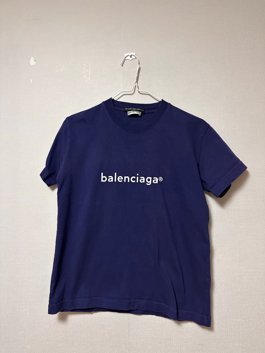 (국내 백화점 매장 정품) 발렌시아가 로고 티셔츠 (M사이즈) 상품이미지2