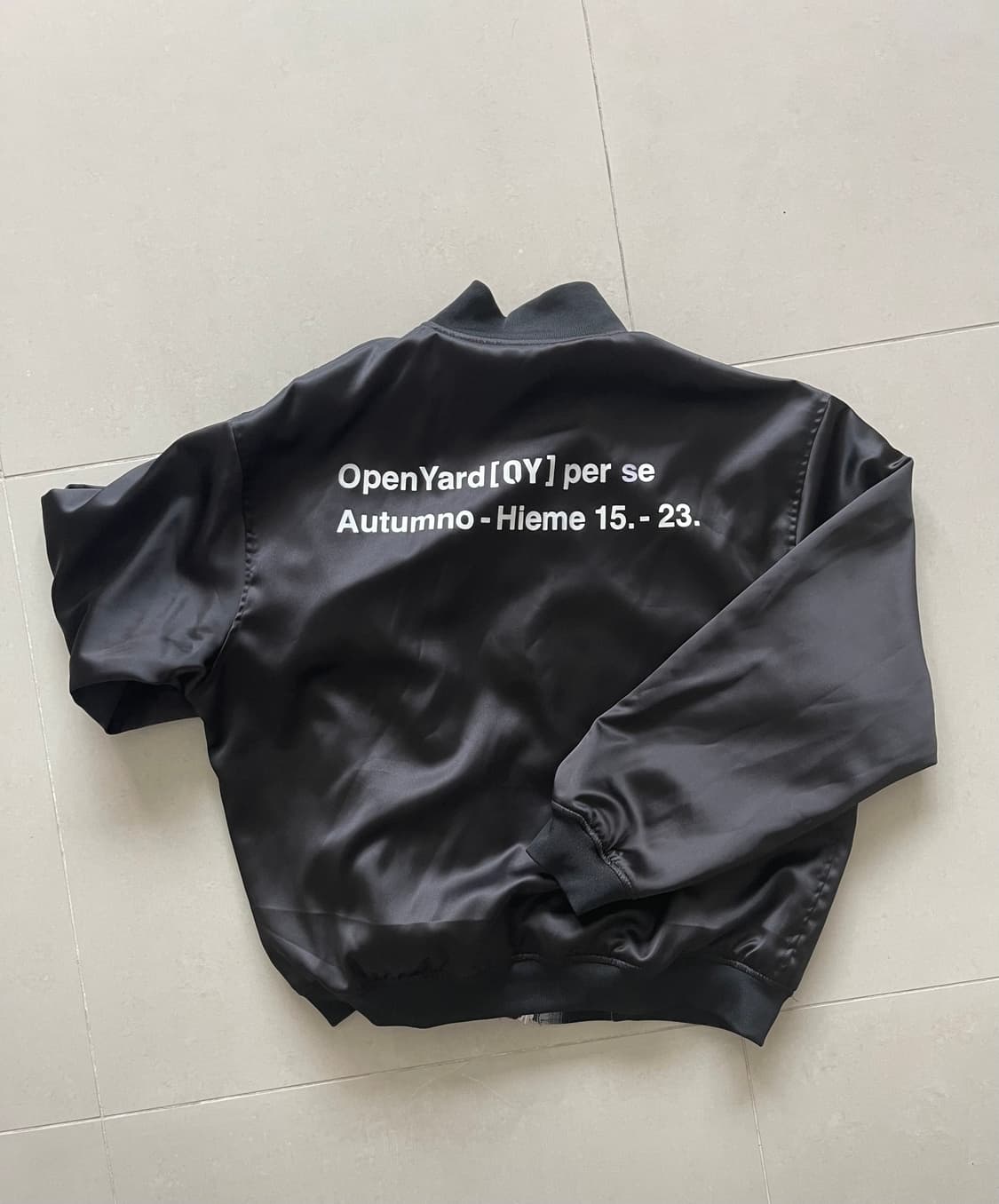 OY 오와이 리버시블 체크 블루종  상품이미지4