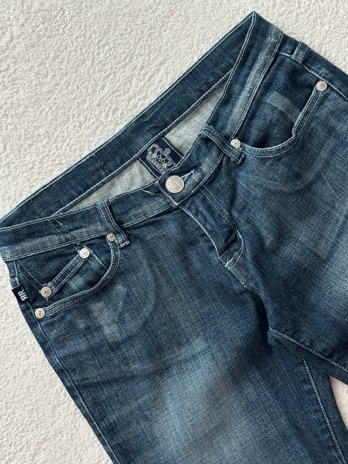 00's 빅토리아 베컴 X 락앤리퍼블릭 부츠컷 데님팬츠 y2k 갸루 상품이미지3