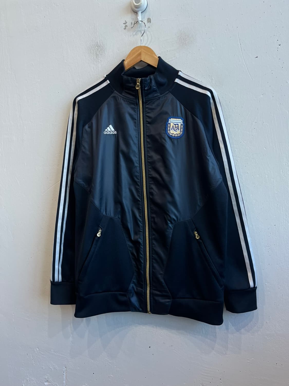 아디다스 아르헨티나 트랙탑 져지 네이비  상품이미지1