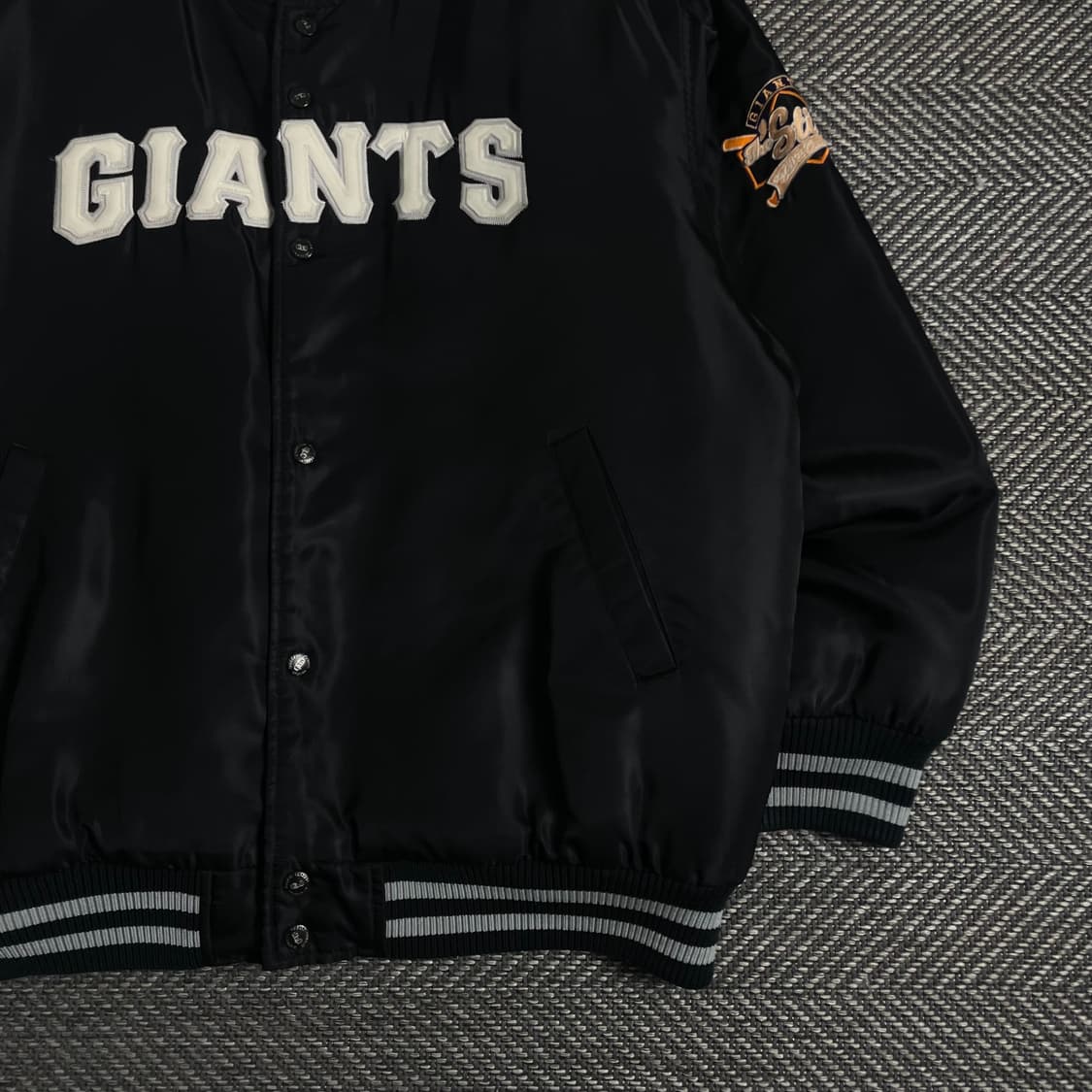 MLB 샌프란시스코 자이언츠 사틴 바시티 자켓o 3713 상품이미지2