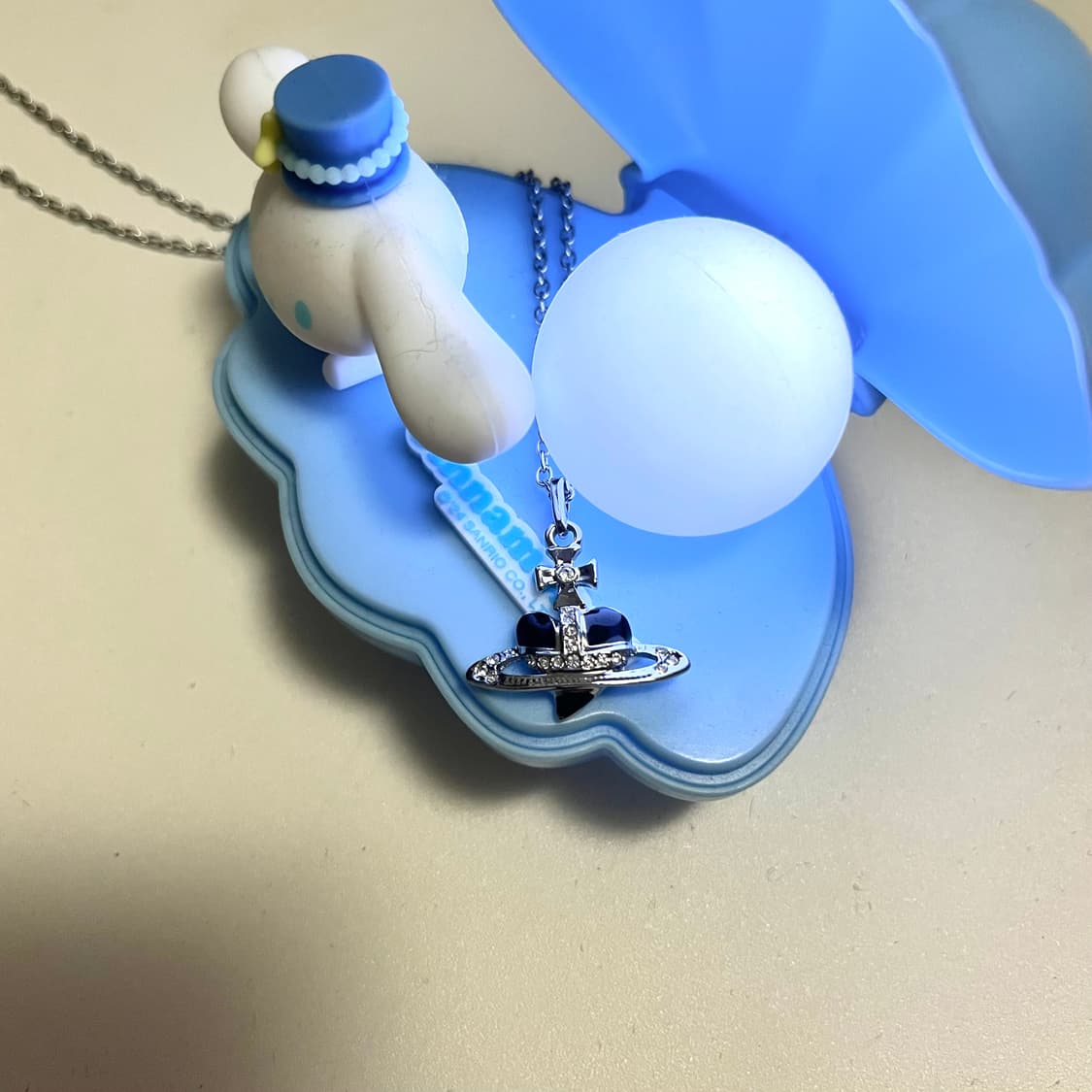 비비안웨스트우드 목걸이 디아망떼 블랙 상품이미지1