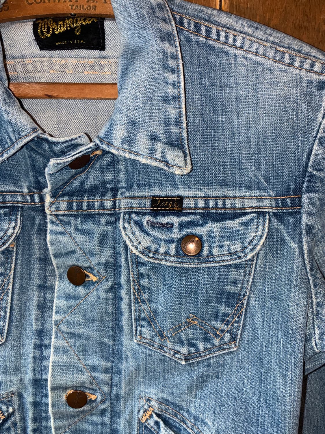 1970-80's Vintage Wrangler Denim Jacket 상품이미지2